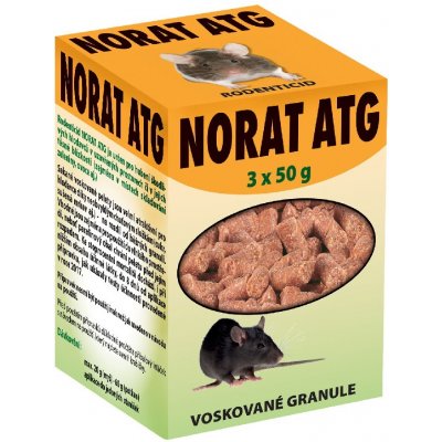 Rodenticid Pelgar Norat ATG 3x50 g – Sleviste.cz