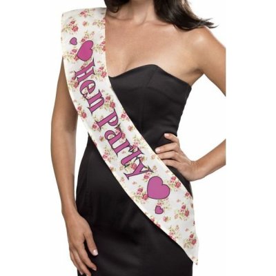 Šerpa Hen party květinová – Zboží Dáma