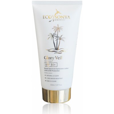 Eco By Sonya přírodní opalovací krém SPF50 Glory Veil 150 ml – Zboží Mobilmania