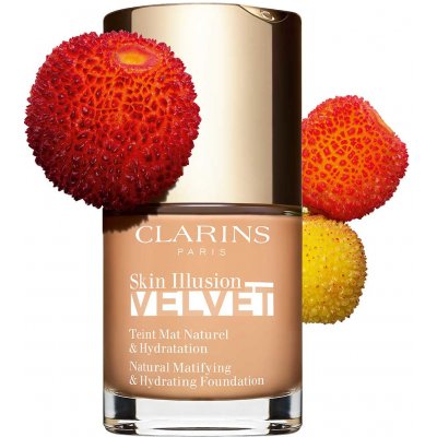 Clarins Skin Illusion Velvet Tekutý make-up s matným finišem s vyživujícím účinkem 107C 30 ml