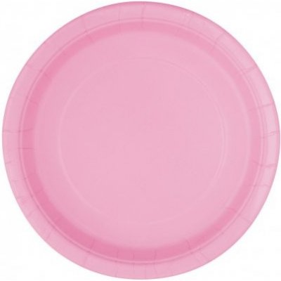 Unique Talířky papírové sv. růžové 23cm/ – Zboží Dáma