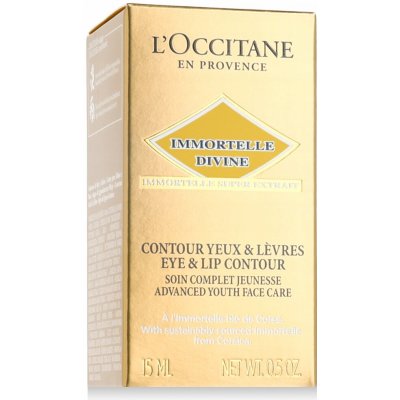 L´Occitane Immortelle Divine eye & Lip Contour oční gel 15 ml – Sleviste.cz