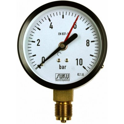 SUKU Manometr typ 4451 - D 100 0 - 4 bar G1/2" – Zboží Mobilmania