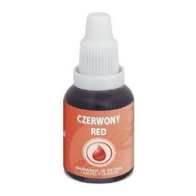 Airbrush barva tekutá Food Colours Red Červená 20 ml – Sleviste.cz
