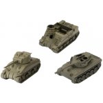 USA Tank Platoon World of Tanks Miniatures Game: M4A1 Sherman, M7 Priest, M18 Hellcat – Hledejceny.cz