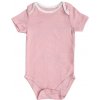 Kojenecké body Calvin Klein růžové bodýčko pro holčičku miminko z organické bavlny