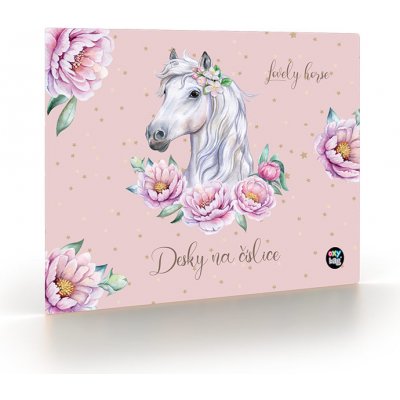 Desky na číslice Kůň Romantic, flowers – Zboží Mobilmania