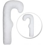 SCAMP polštář ve tvaru F Little Heart White Gray – Zbozi.Blesk.cz