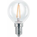 Century LED FILAMENT MINI GLOBE ČIRÁ 2W E14 2700K 245Lm 360d 45x76mm IP20 CEN INH1G-021427 Teplá bílá Čirá – Hledejceny.cz