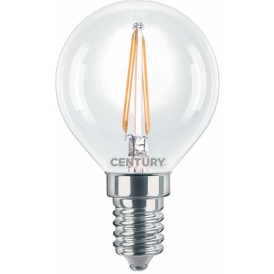 Century LED FILAMENT MINI GLOBE ČIRÁ 2W E14 2700K 245Lm 360d 45x76mm IP20 CEN INH1G-021427 Teplá bílá Čirá – Hledejceny.cz