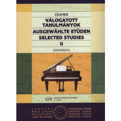 Selected Studies 2 by Johann Baptist Cramer vybrané klavírní etudy