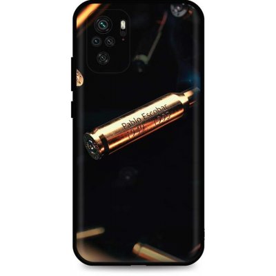 Pouzdro TopQ Xiaomi Redmi Note 10 silikon Pablo Escobar Bullet