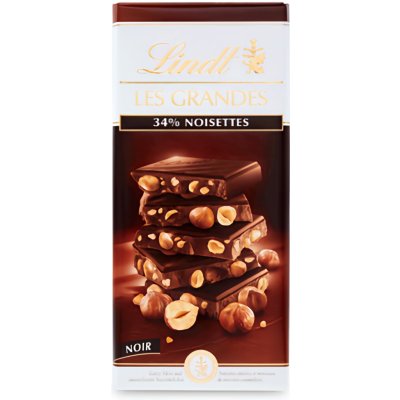 Lindt Les Grandes dark hazelnut 150 g – Hledejceny.cz