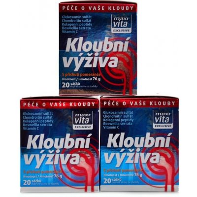 Vitar Maxivita Exclusive kloubní výživa 3 x 20 sáčků – Hledejceny.cz