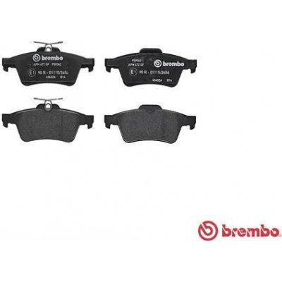 Sada brzdových destiček BREMBO P59042 – Zboží Mobilmania