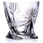Bohemia Crystal Ručně broušené sklenice na whisky a rum Mašle 340ml (set po 6ks) – Sleviste.cz