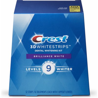 Procter & Gamble Bělicí pásky Crest 3D BRILLIANCE White 32 ks — Heureka.cz