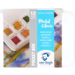 Van Gogh sada akvarelových barev 12ks Pocketbox muted colours – Hledejceny.cz