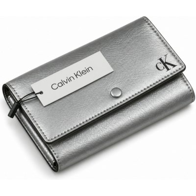 Calvin Klein dámská kabelka clutch s řetízkem stříbrná – Hledejceny.cz