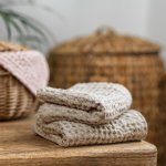 Tululum Vaflové ručníky na ruce přírodní 30 x 50 cm – Hledejceny.cz