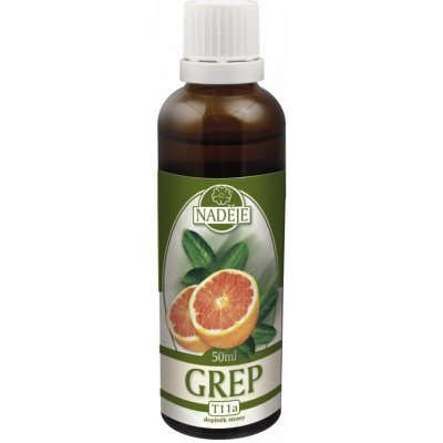 Naděje Mgr. Jarmila Podhorná Grapefruit tinktura extrakt z grepových semínek 50 ml – Hledejceny.cz