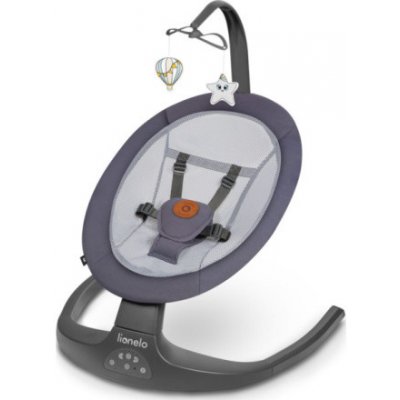 Lionelo Kojenecké lehátko 2v1 Ralf Grey Graphite 153685 – Zboží Mobilmania