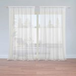 Záclony Bílá: 2 ks - 150x250 cm - Sablio – Hledejceny.cz