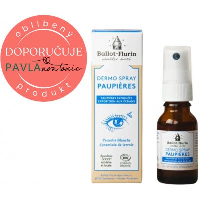 Ballot Flurin Ballot-Flurin Eyelid Dermo sprej na oční víčka s propolisem 15 ml – Sleviste.cz