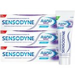 Sensodyne pro citlivé zuby Rapid 3 x 75 ml – Hledejceny.cz