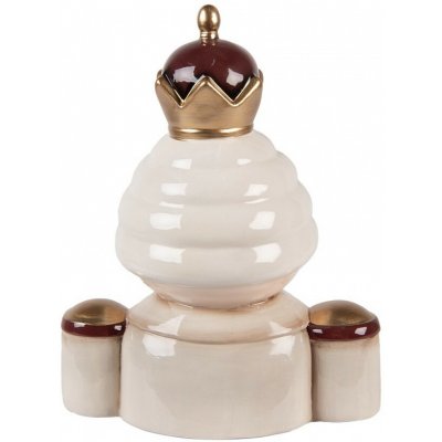 Clayre & Eef Béžová keramická dekorace Louskáček Nutcracker ChrisMs - 17*12*23 cm - Clayre & Eef – Hledejceny.cz