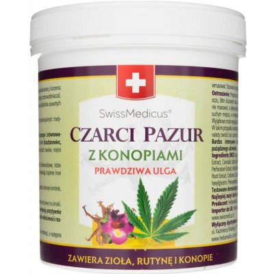 Herbamedicus Černý dráp s konopným balzámem 500 ml – Hledejceny.cz