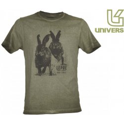 Tričko Univers lovecké dlouhý rukáv Zajíc