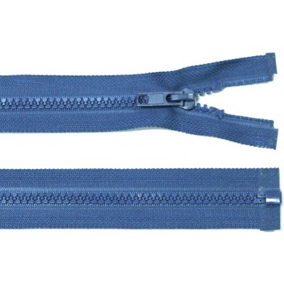 Kostěný zip no.5 rozepínací 75cm bundový color: 627 modrá – Hledejceny.cz