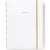Poznámkový blok Filofax Notebook Moonlight A5 Bílá