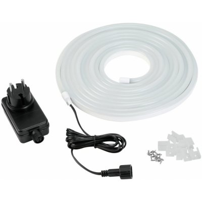 Eurolite LED Neon Flex 24V bílá CW 5m svítící páska Set – Zbozi.Blesk.cz