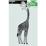 Aladin Plastová šablona E Žirafa 20 x 30 cm – Zboží Mobilmania