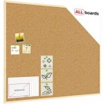 Allboards TK1210D Korková nástěnka 120 x 100 NATURAL TK1210D – Sleviste.cz