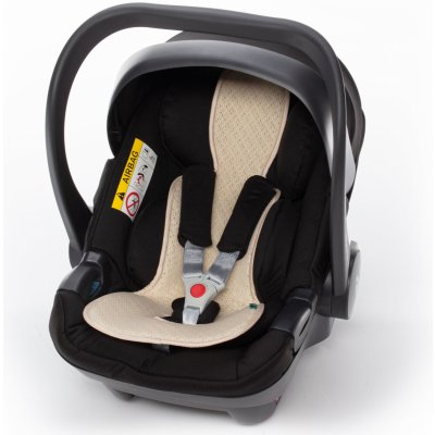 Zopa prodyšná podložka do autosedačky Breeze sk. 0+ Sand Shell – Sleviste.cz