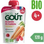Good Gout BIO kapsička Mrkev s malinami 120 g – Sleviste.cz