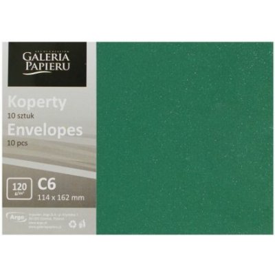 Galeria Papieru Obálka C6 Mika zelená 120g, 10ks – Hledejceny.cz