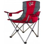 Moto GP skládací židle Deluxe, šedo-červená | Zboží Auto