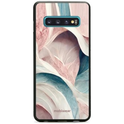 Pouzdro Mobiwear Glossy Samsung Galaxy S10 - G026G - Růžový a zelenkavý mramor