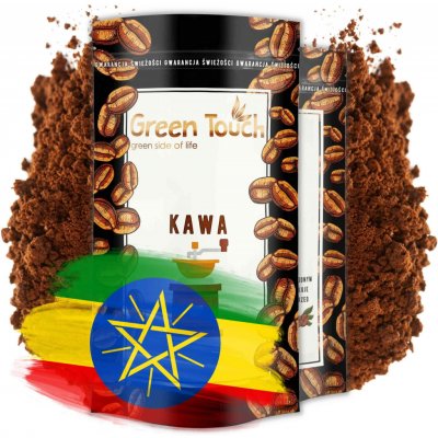 Green Touch Etiopie Djimmah mletá káva 1 kg