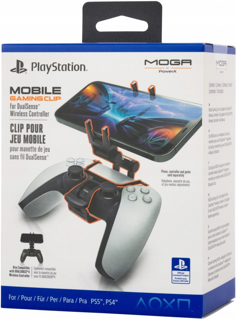 PowerA MOGA Hybrid Gaming Clip PS4, PS5