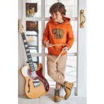 Mayoral dětské bavlněné kalhoty béžová hladké – Zboží Dáma