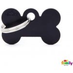 My Family Bone Aluminum gravírovateľný přívěsek 1,9 x 3 cm Small – Zboží Dáma