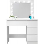 Aga MRDT05-MW se zrcadlem a osvětlením bílý – Zboží Dáma