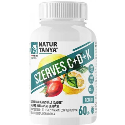 Natur Tanya Organic C+D+K 60 Tablet – Hledejceny.cz