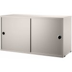 String Cabinet With Sliding Doors 78x30 – Zboží Mobilmania