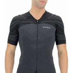 UYN Coolboost OW Biking Shirt krátký rukáv Bullet/Jet Black pánský